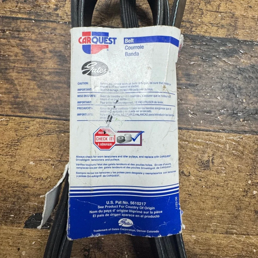 Gates 5060930‎ K060930 Micro V Serpentine Belt Drive Belt